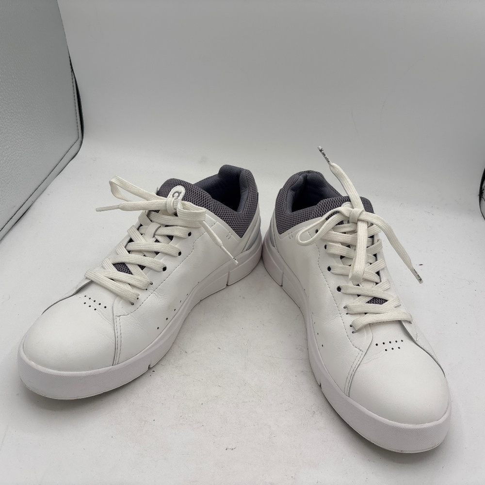 On Cloud The Roger Advantage White Fossil Sneaker 3WD10652763 Women's Size 10 - Picture 5 of 16